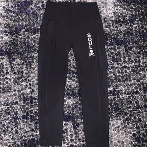 SoulCycle x lululemon cropped leggings